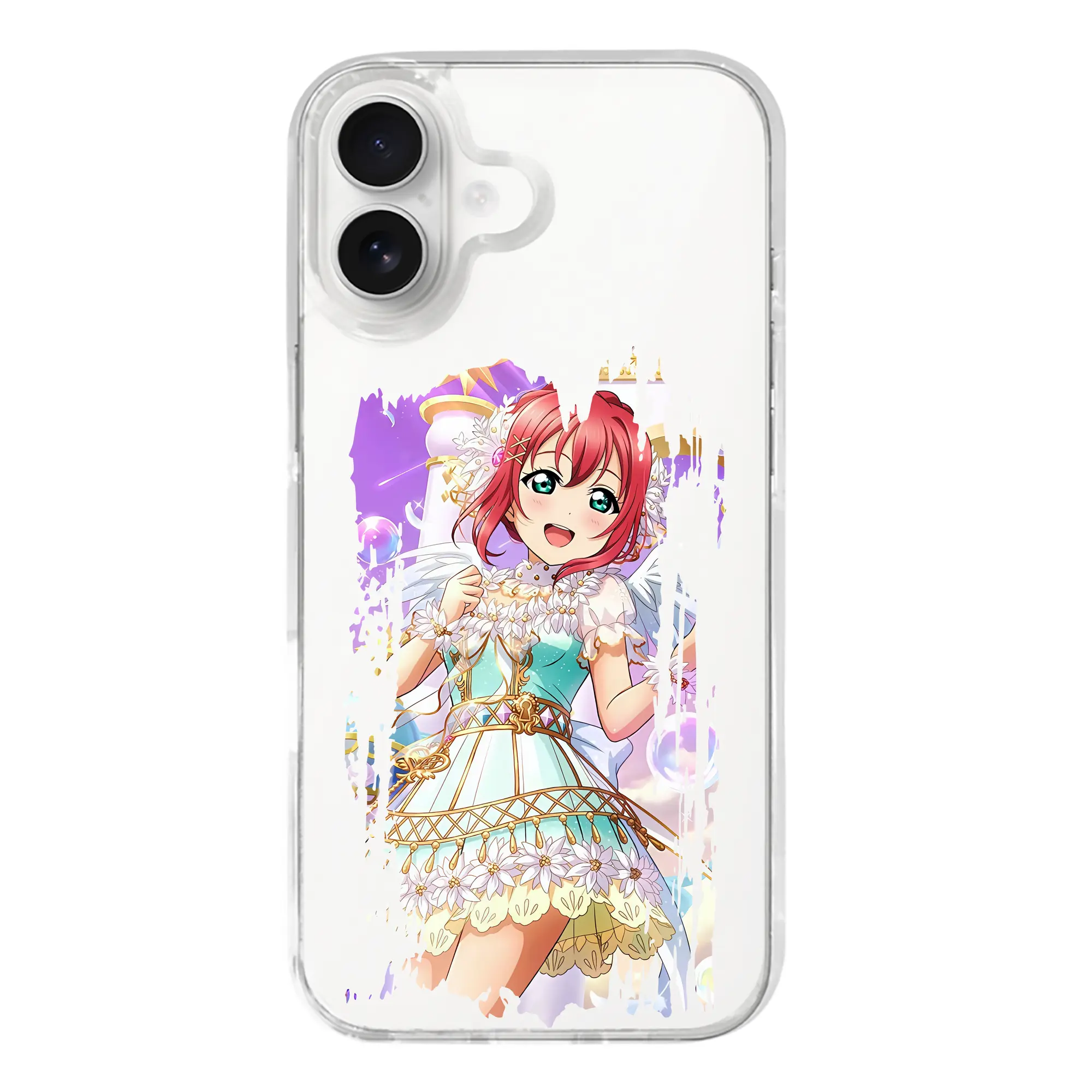 Love Live! グッズ,黒澤ルビィ - iPhone 17シリーズ 透明スマホケース – 薄型・耐衝撃・精密フィット保護カバー